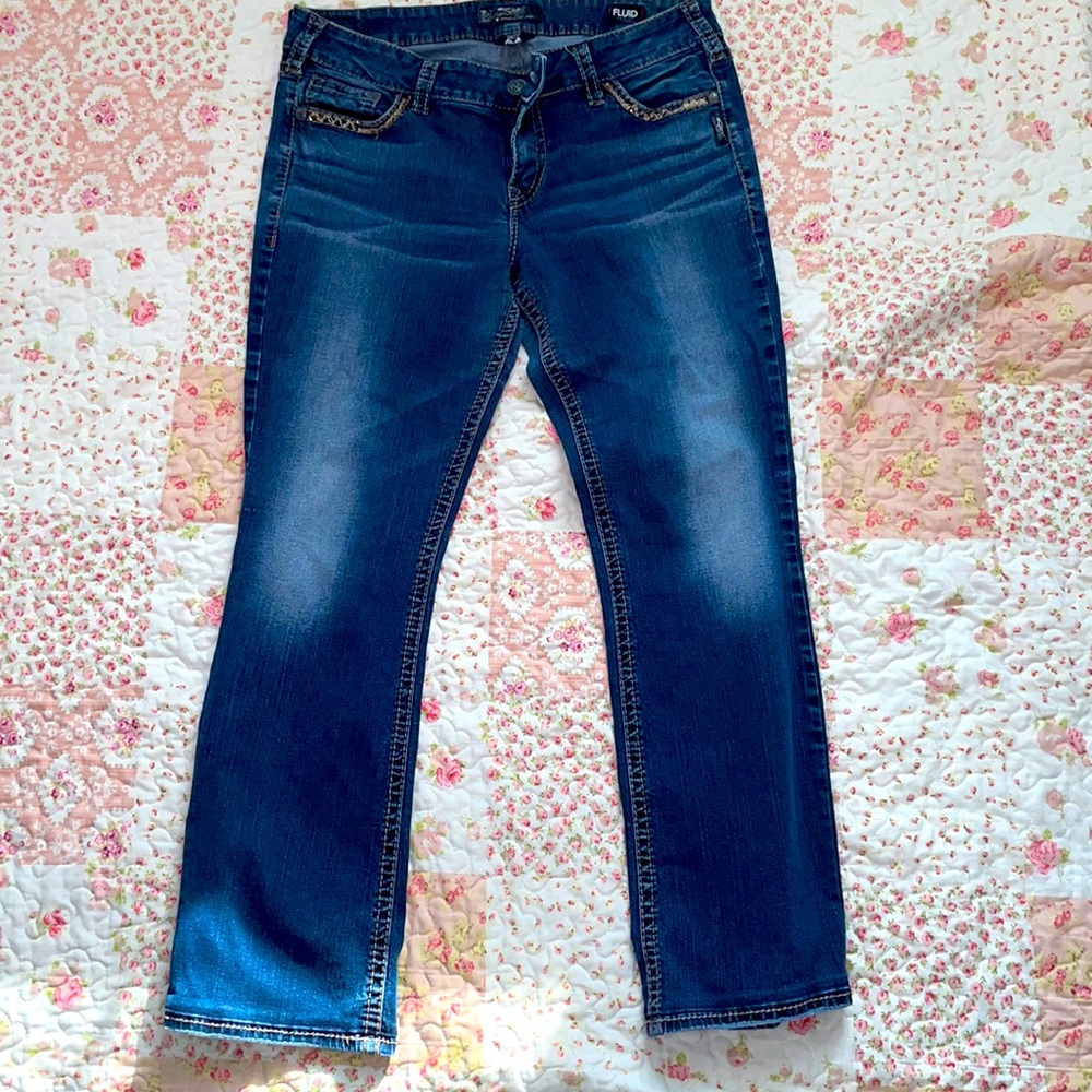 Silver jeans